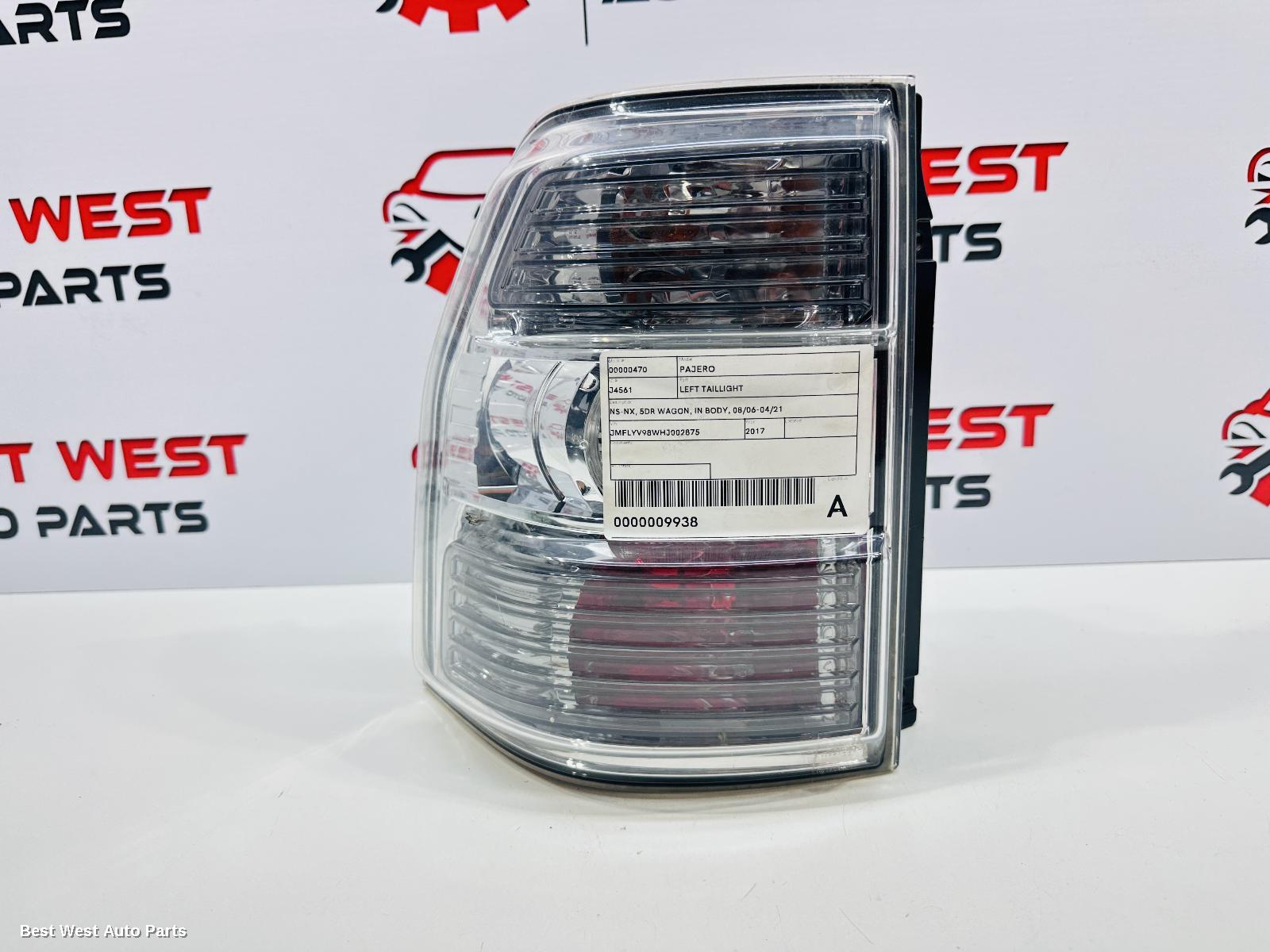 2017 MITSUBISHI PAJERO Left Taillight