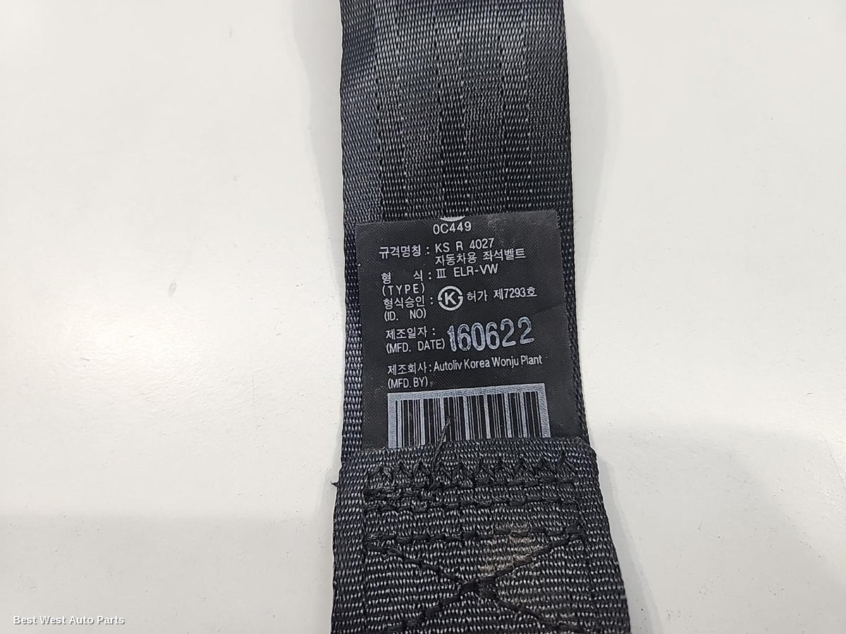 2016 HYUNDAI ACCENT Seatbelt/Stalk