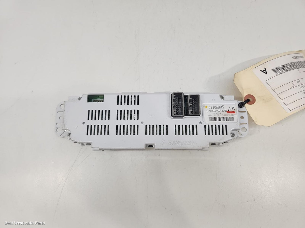 2014 MITSUBISHI ASX Heater/Ac Controls