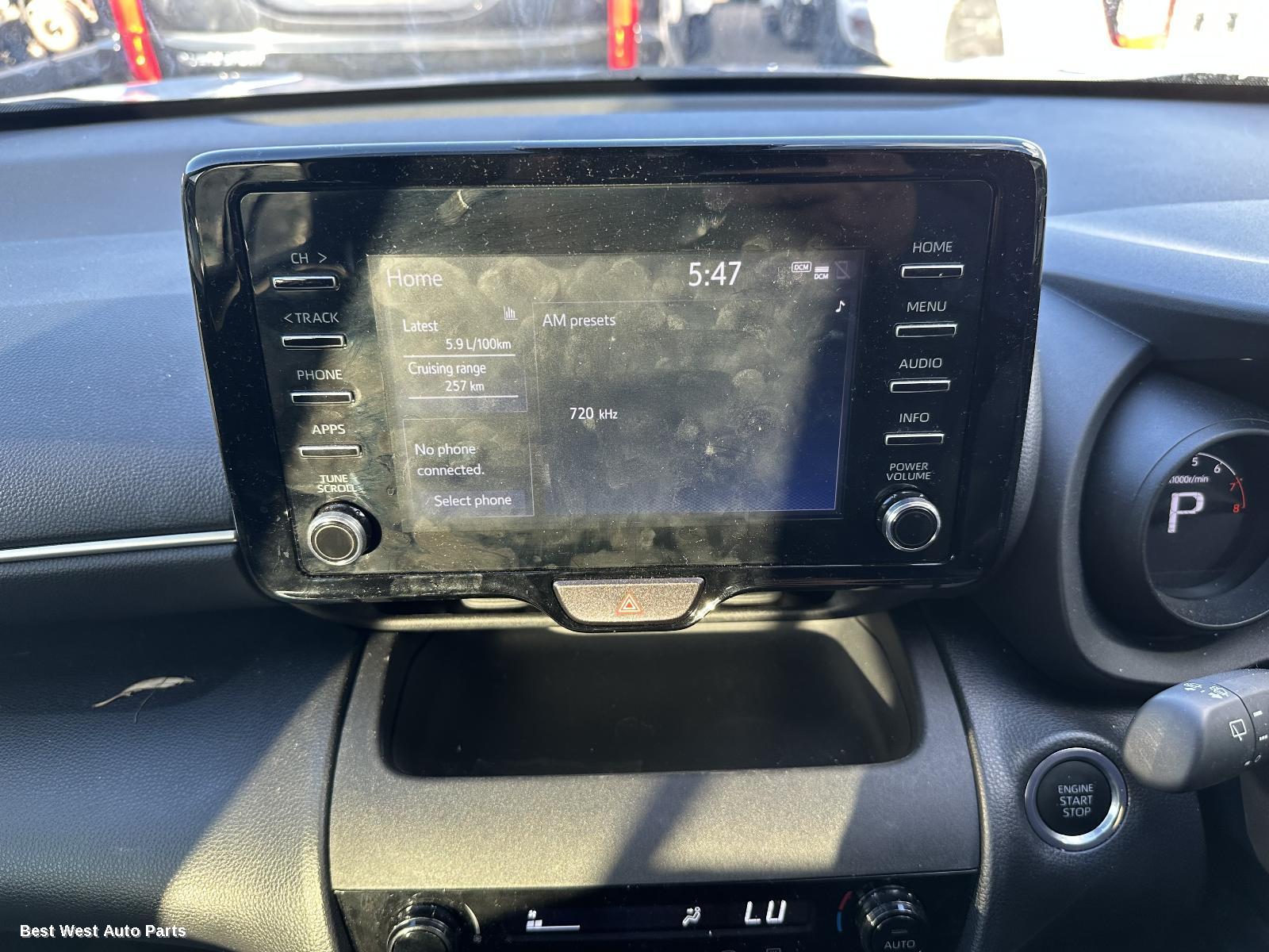 2024 TOYOTA YARIS CROSS Radio/Cd/Dvd/Sat/Tv