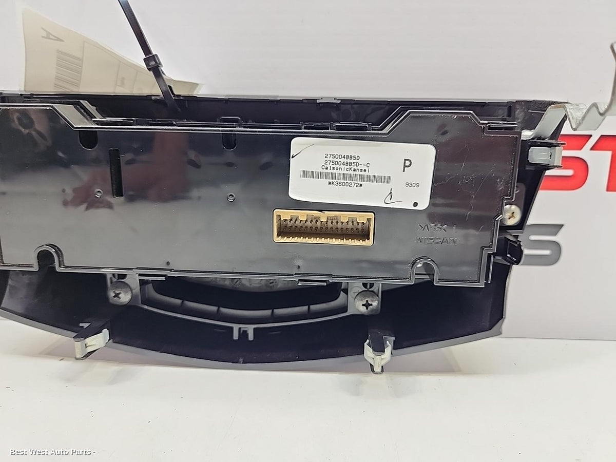 2018 NISSAN XTRAIL Heater/Ac Controls