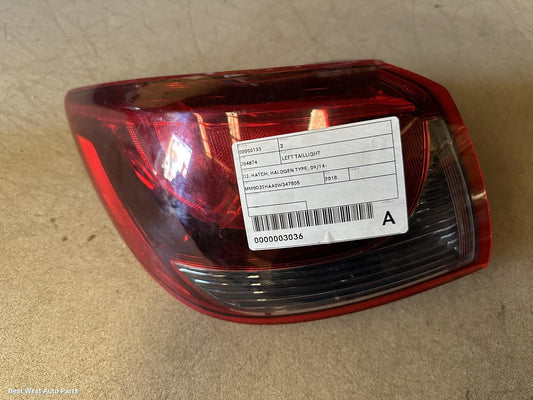 2018 MAZDA 2 Left Taillight