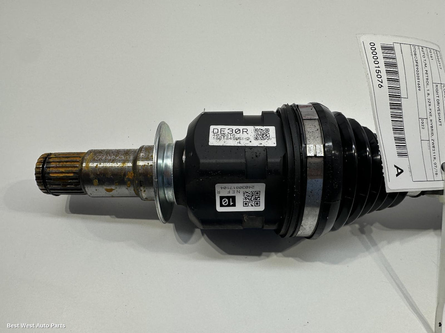 2022 TOYOTA COROLLA Right Driveshaft
