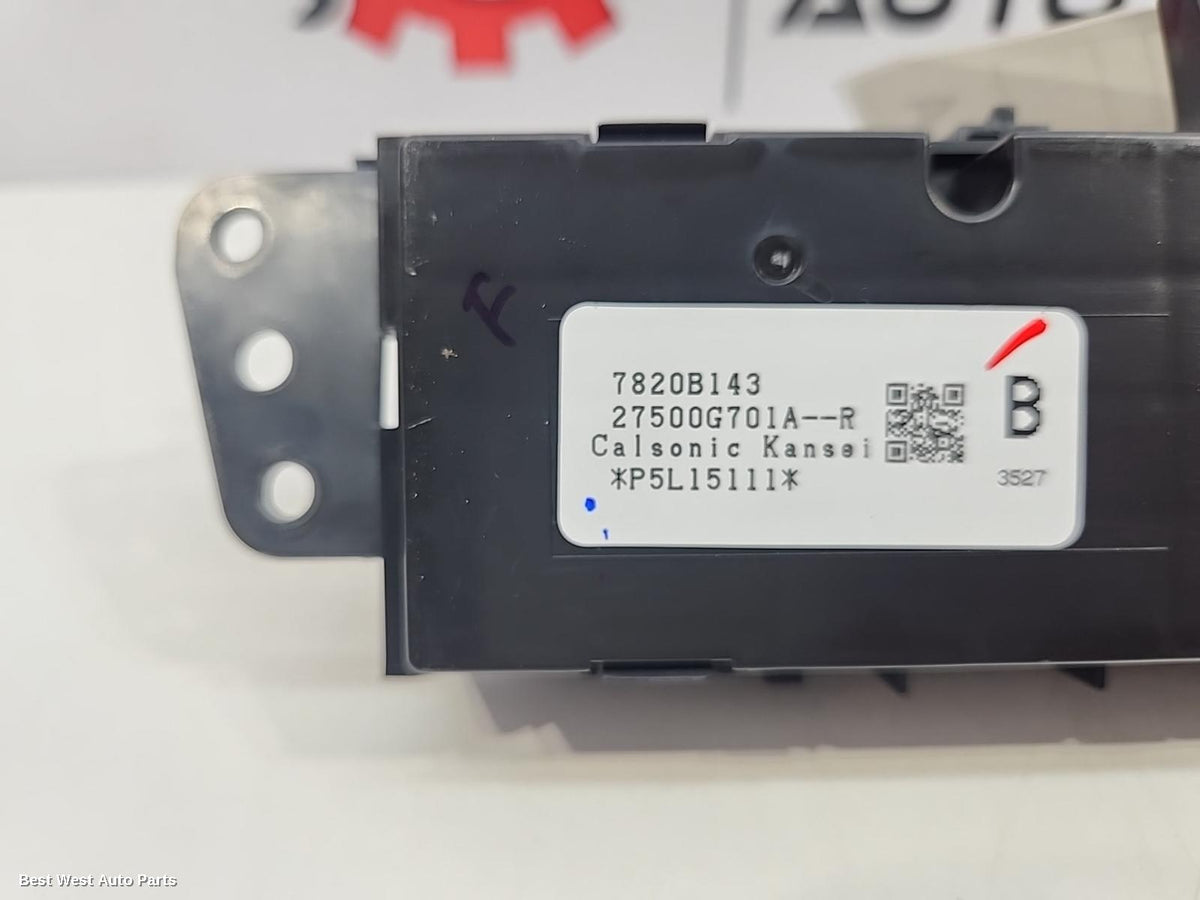 2023 MITSUBISHI OUTLANDER Heater/Ac Controls