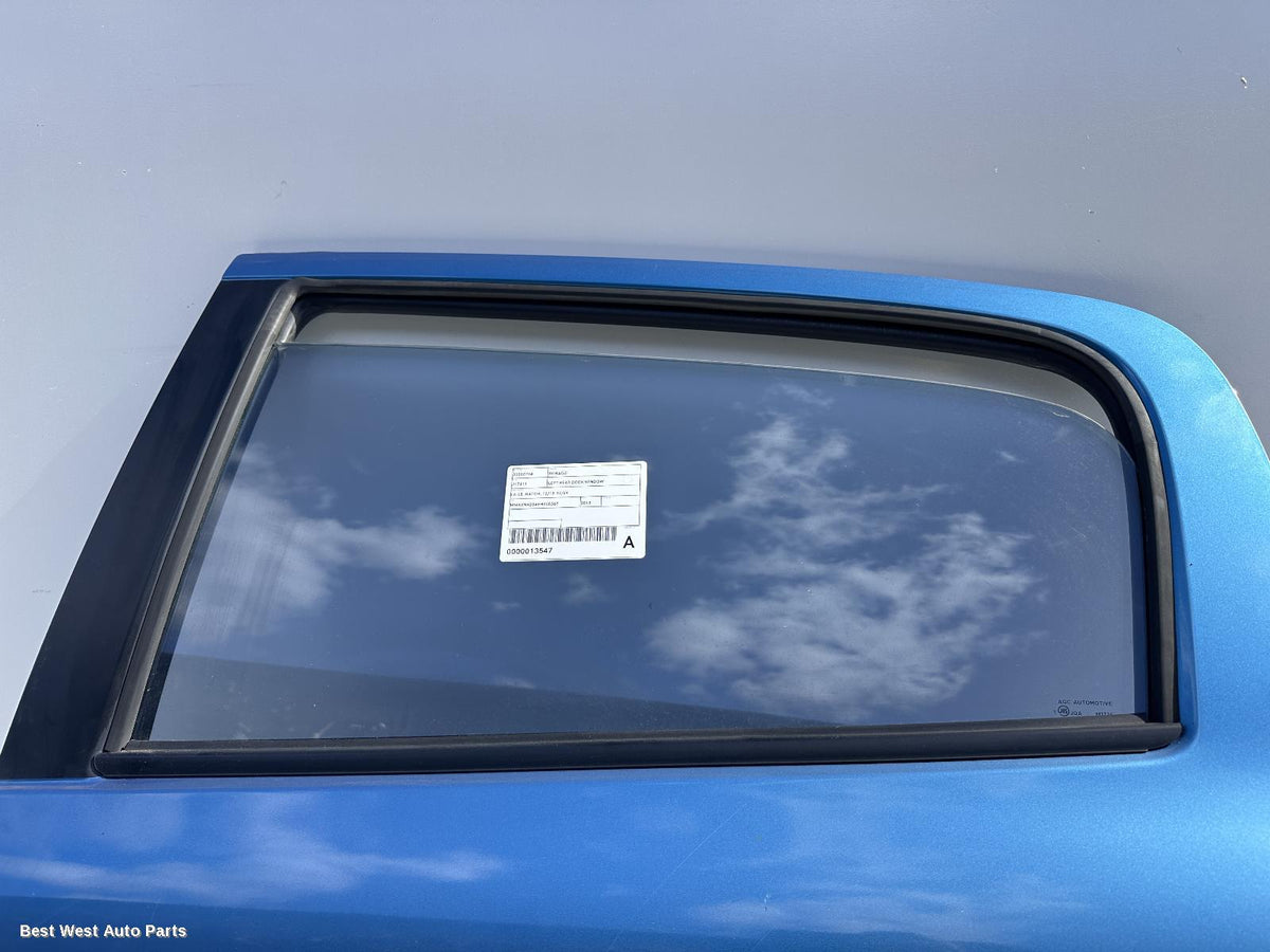 2013 MITSUBISHI MIRAGE Left Rear Door Window