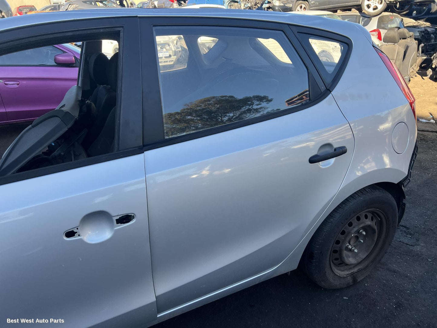 2011 HYUNDAI I30 Left Rear Door Window