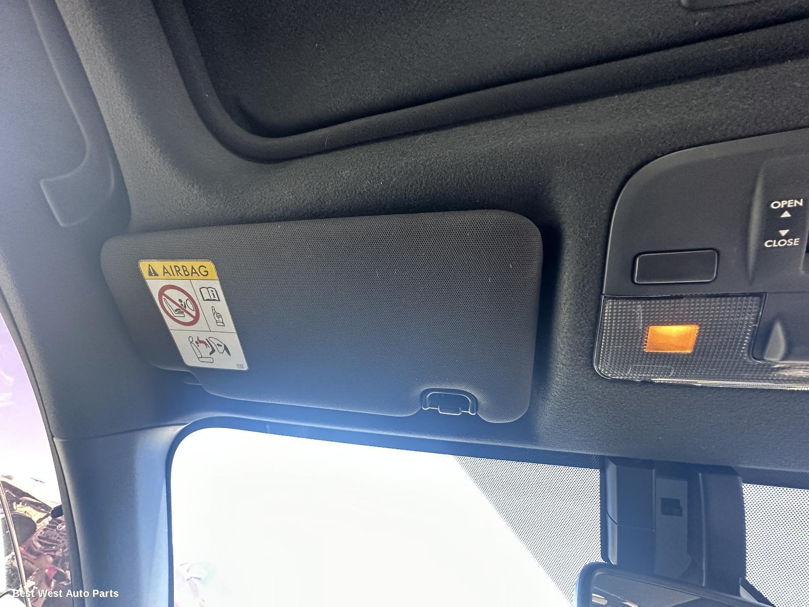 2015 SUBARU WRX Sunvisor