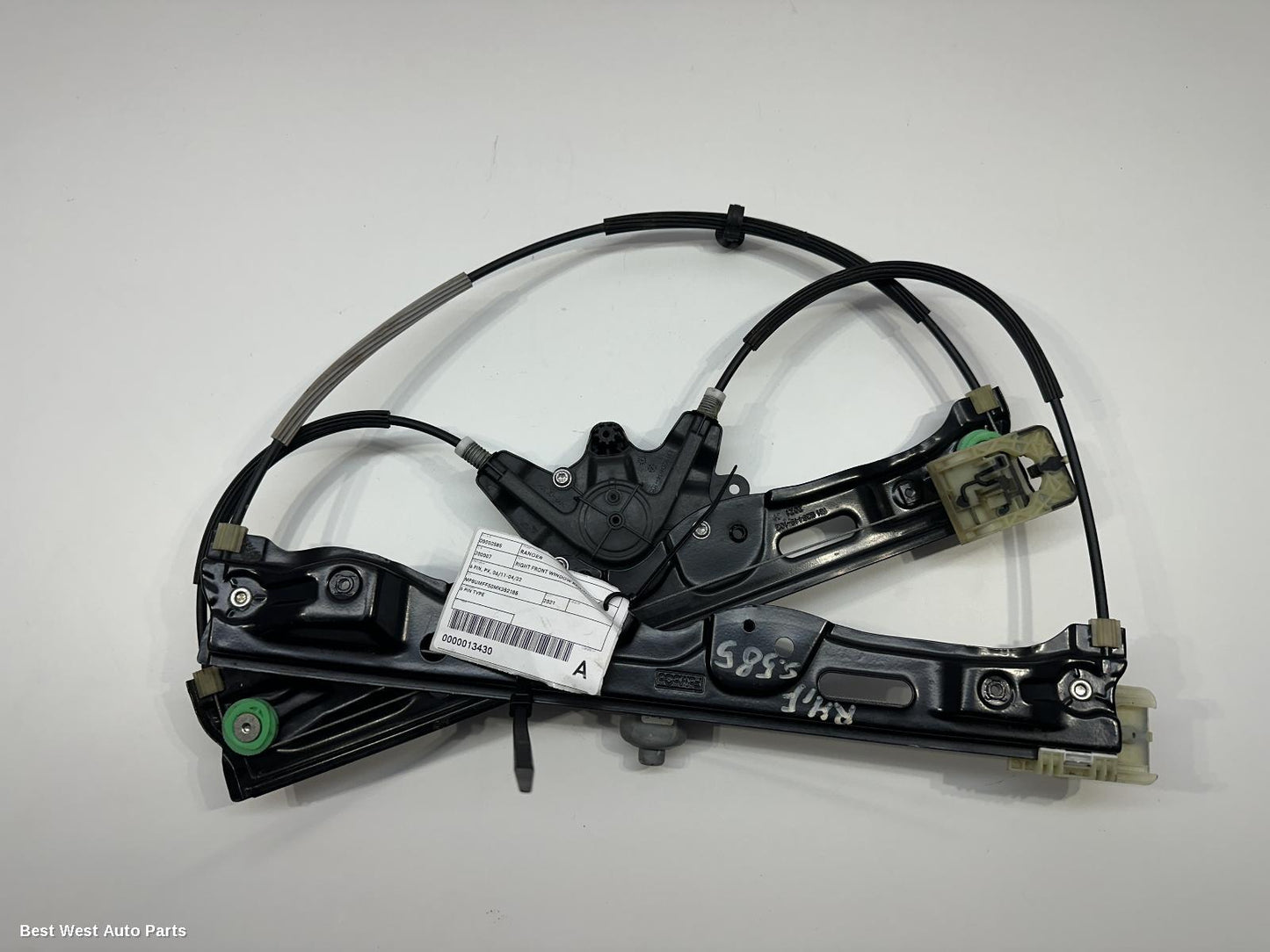 2021 FORD RANGER Right Front Window Reg/Motor