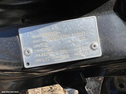 2007 HOLDEN COMMODORE Bootlid/Tailgate