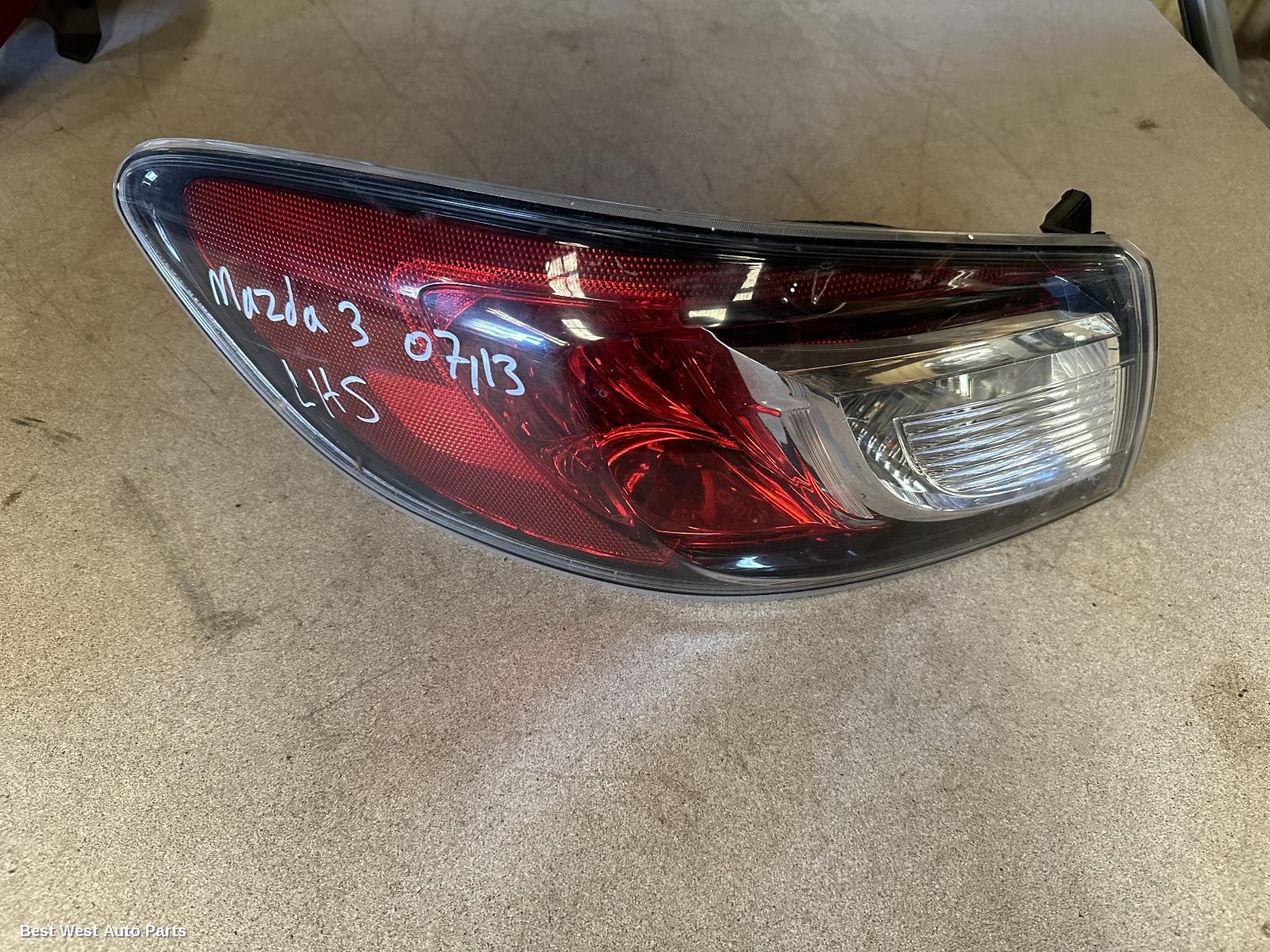 2013 MAZDA 3 Left Taillight