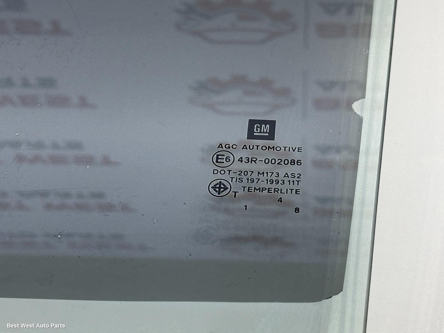 2015 HOLDEN COLORADO Left Front Door Window