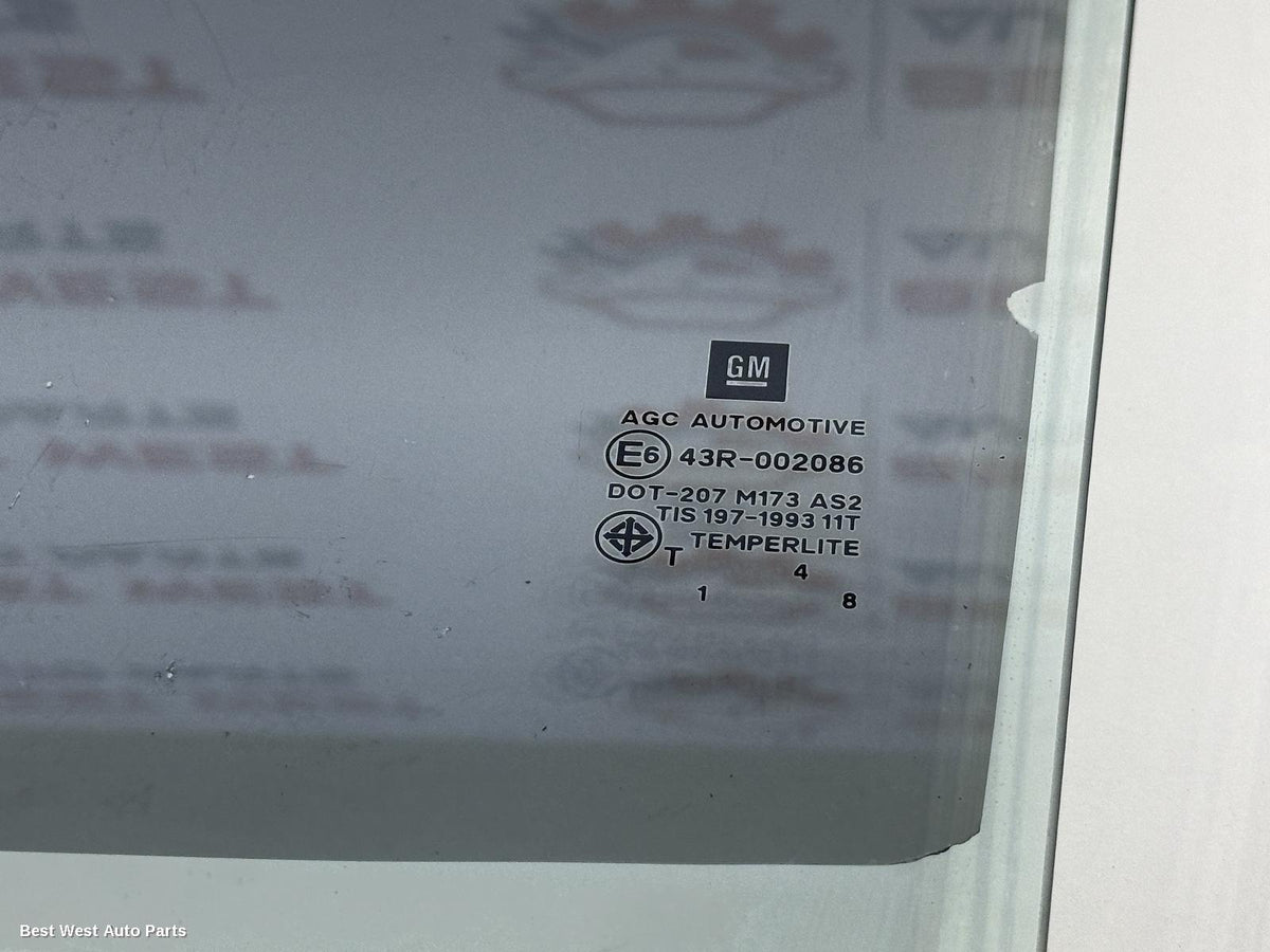 2015 HOLDEN COLORADO Left Front Door Window