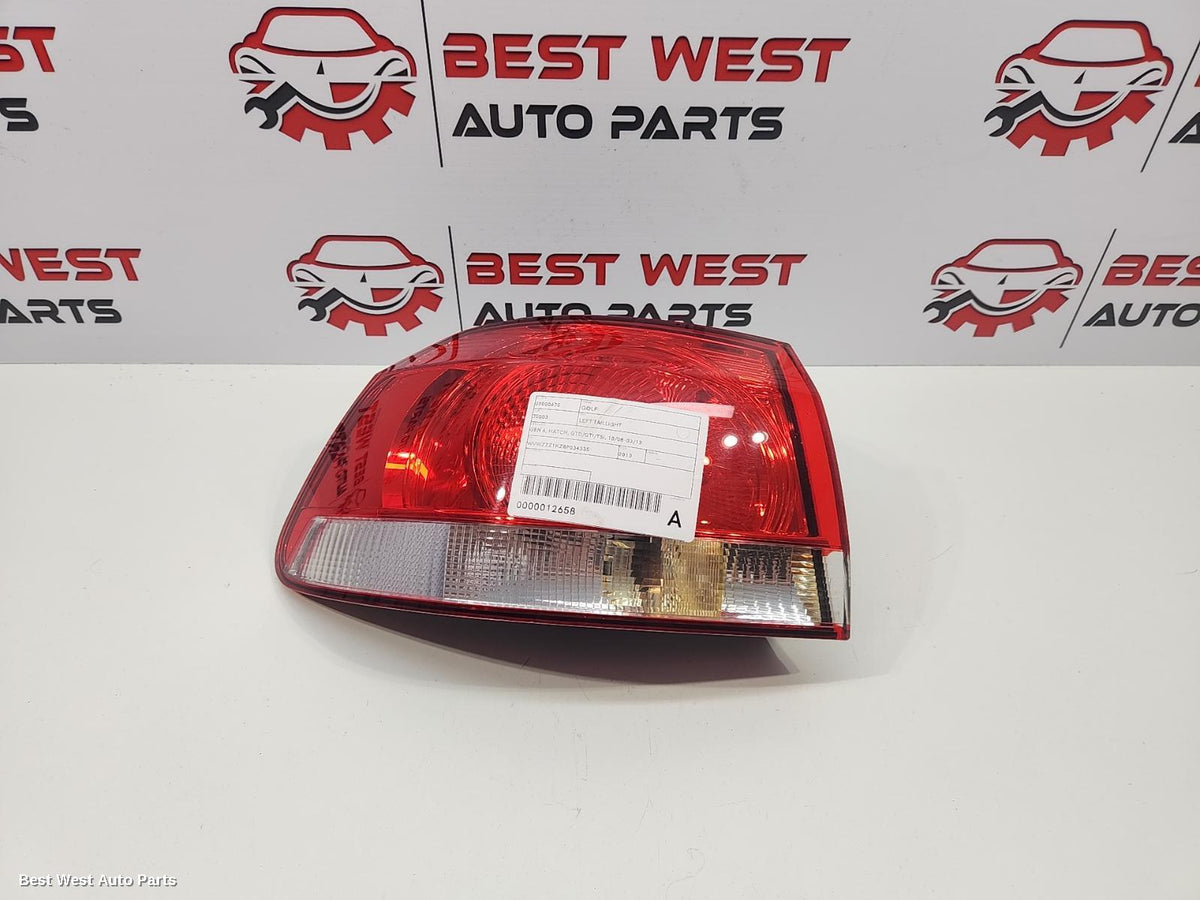 2010 VOLKSWAGEN GOLF Left Taillight