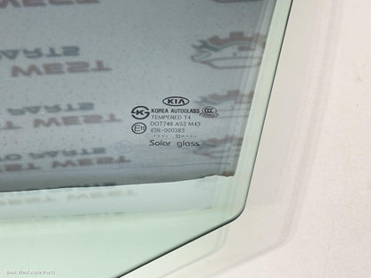2013 KIA SORENTO Left Front Door Window