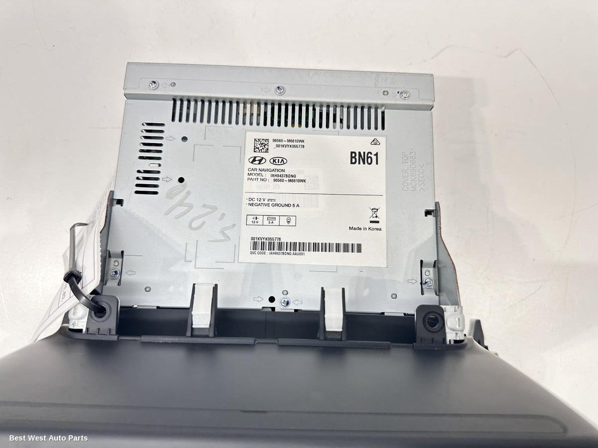 2020 KIA CERATO Radio/Cd/Dvd/Sat/Tv