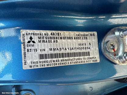 2015 MITSUBISHI MIRAGE Abs Pump/Modulator