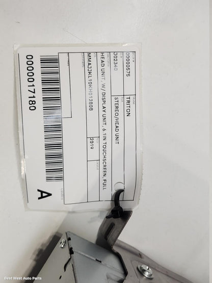 2019 MITSUBISHI TRITON Radio/Cd/Dvd/Sat/Tv