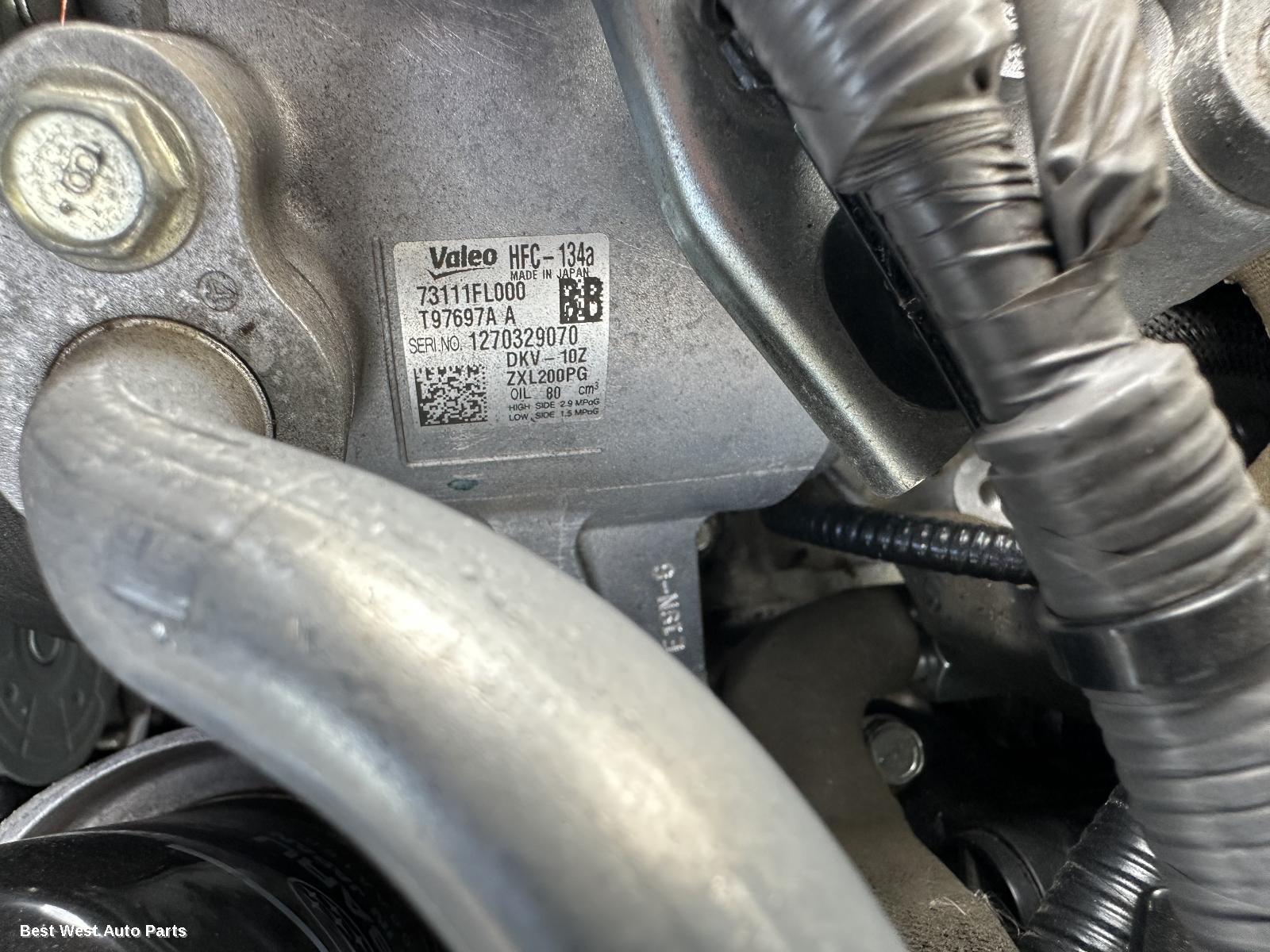 2021 SUBARU XV A/C Compressor