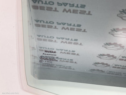 2011 NISSAN DUALIS Right Front Door Window