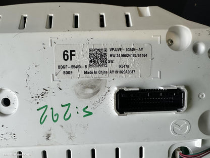 2020 MAZDA 3 Instrument Cluster