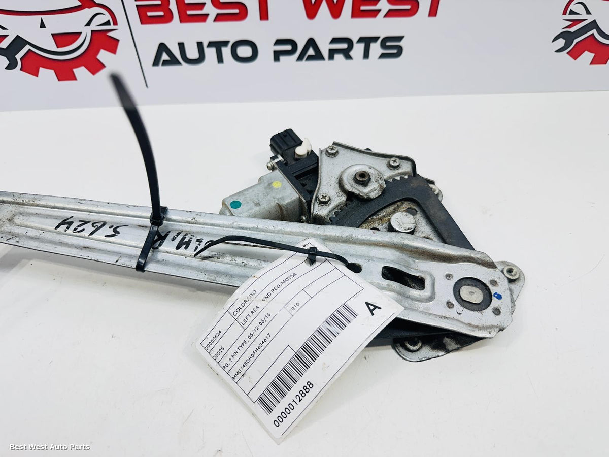 2015 HOLDEN COLORADO Left Rear Wnd Reg/Motor