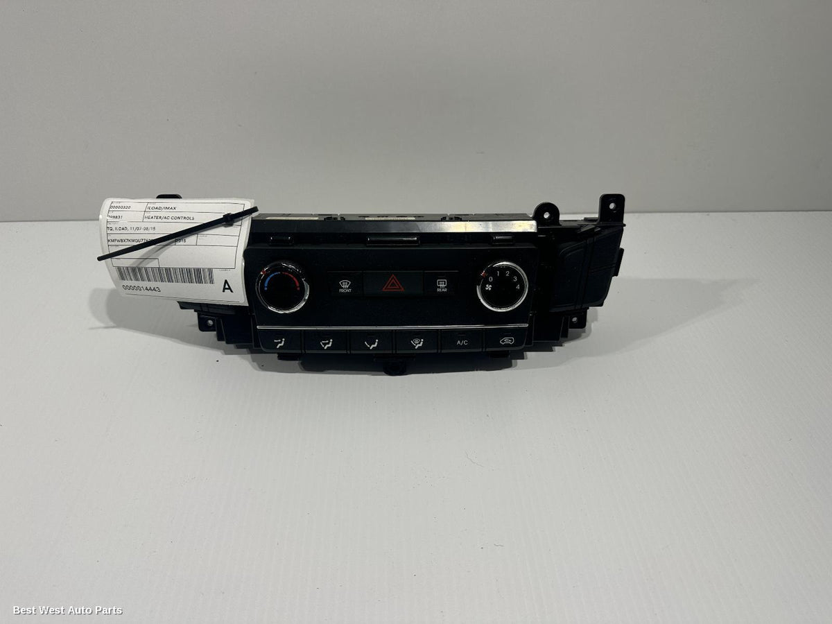 2015 HYUNDAI ILOAD/IMAX Heater/Ac Controls