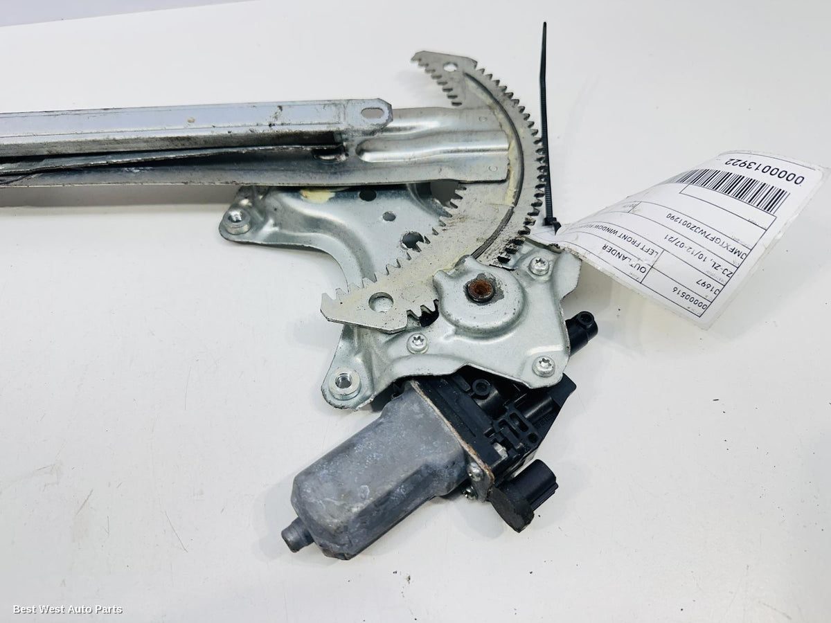 2017 MITSUBISHI OUTLANDER Left Front Window Reg/Motor