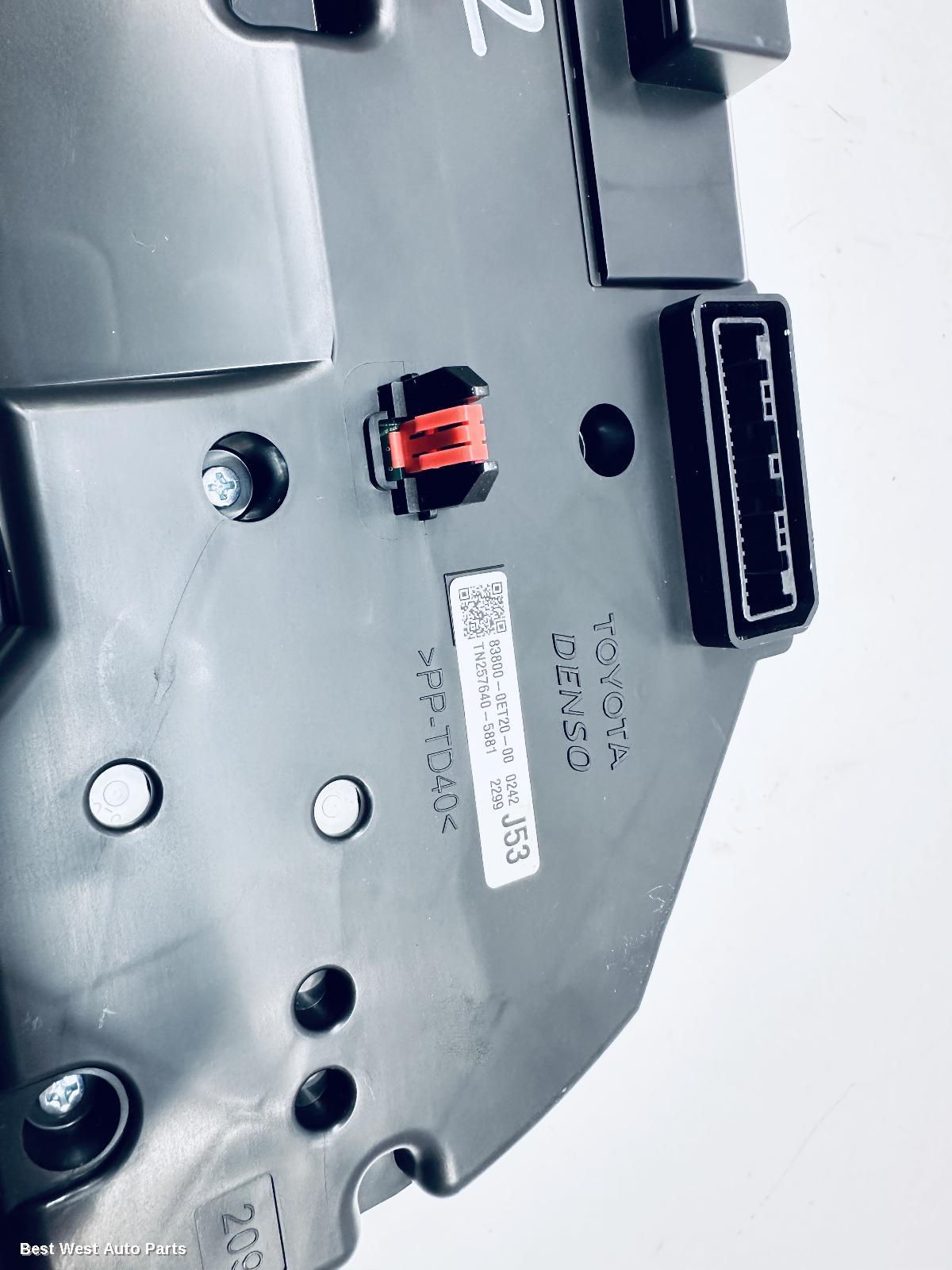 2022 TOYOTA KLUGER Instrument Cluster