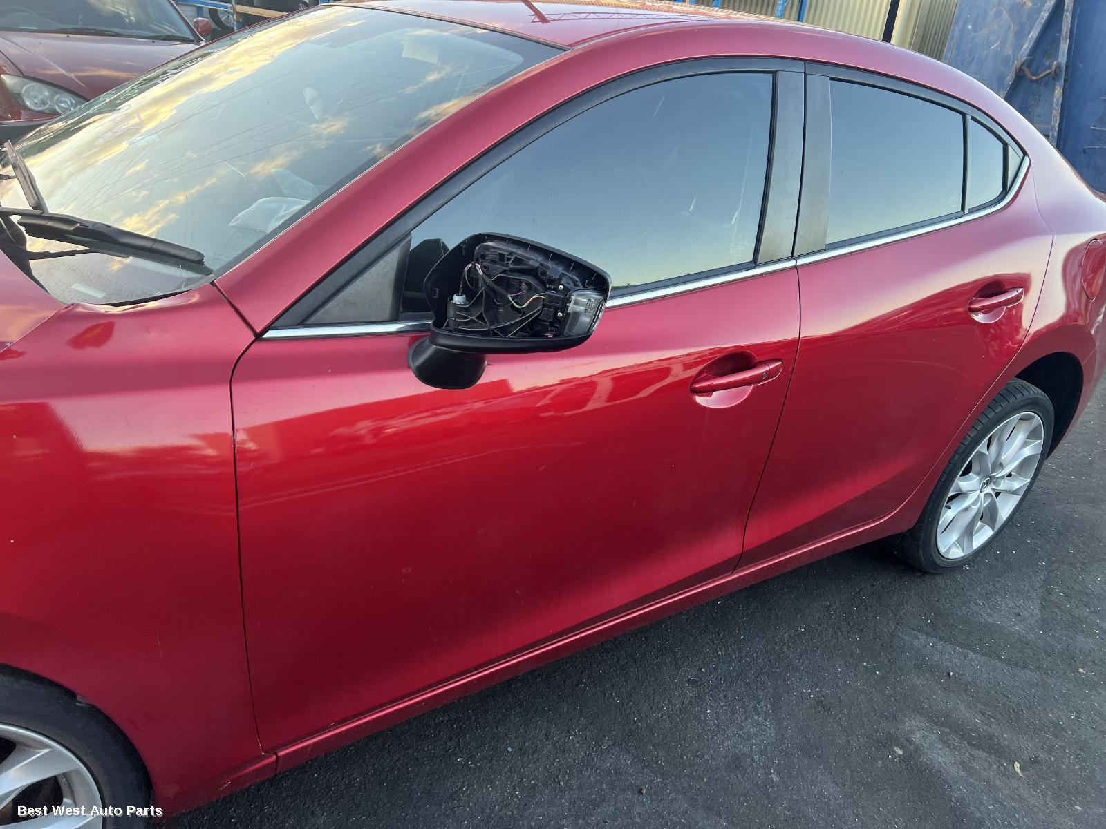 2016 MAZDA 3 Left Front Door Window