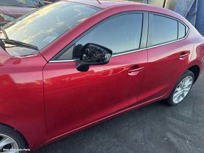 2016 MAZDA 3 Left Front Door Window