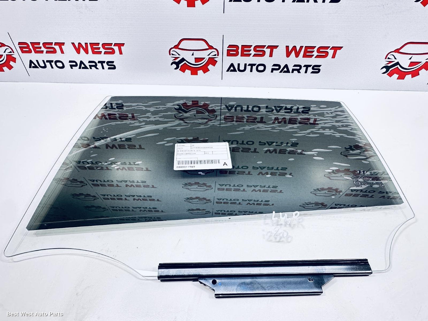 2014 HYUNDAI I20 Left Rear Door Window