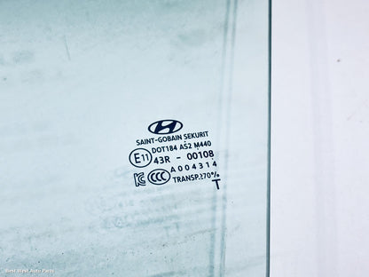 2019 HYUNDAI TUCSON Left Front Door Window