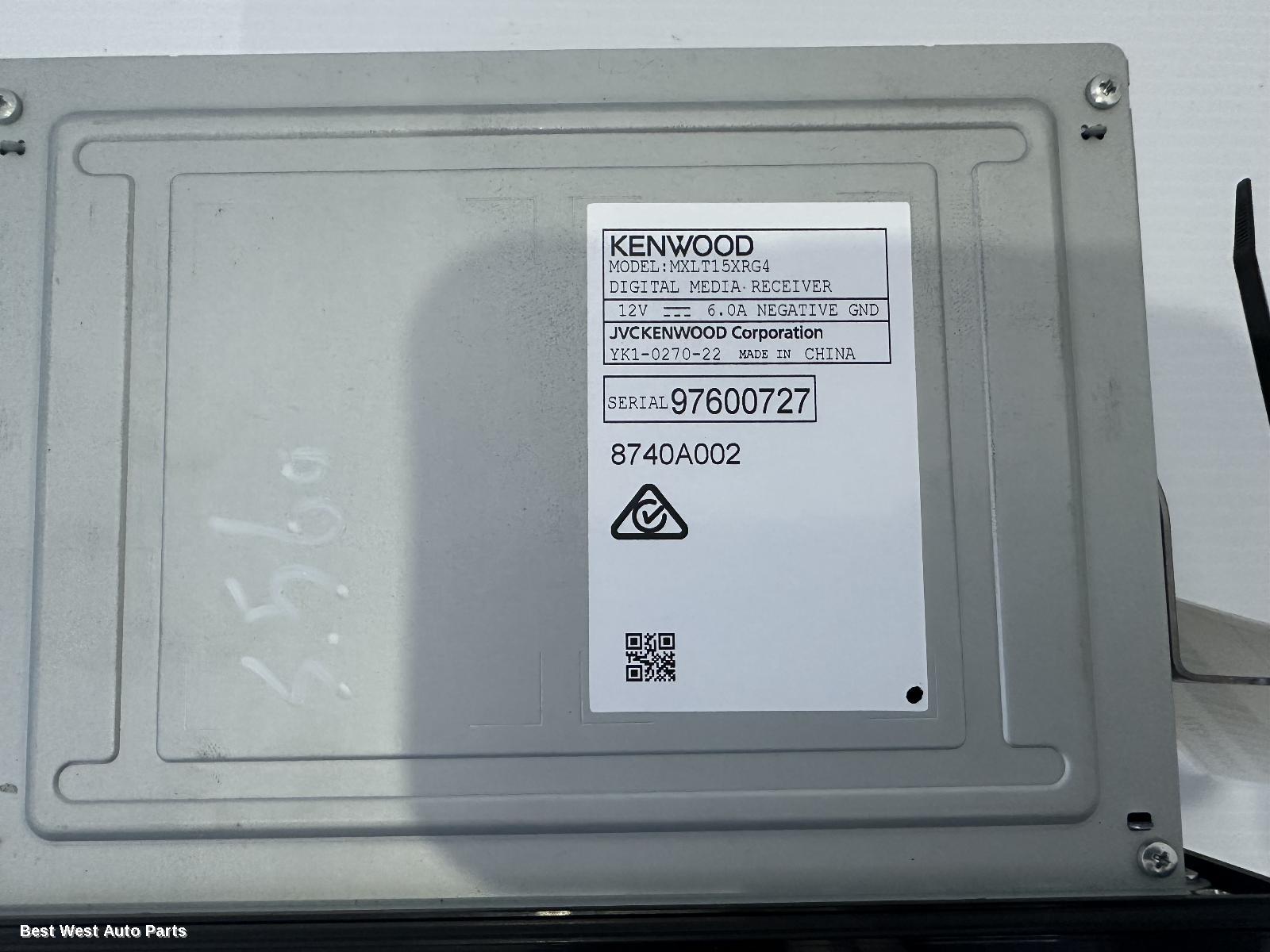 2019 MITSUBISHI PAJERO Radio/Cd/Dvd/Sat/Tv