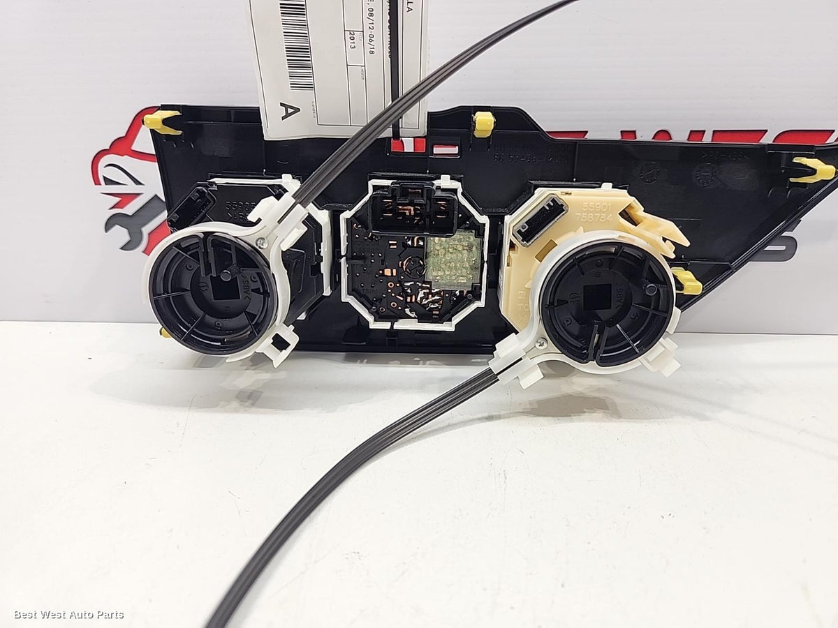 2013 TOYOTA COROLLA Heater/Ac Controls