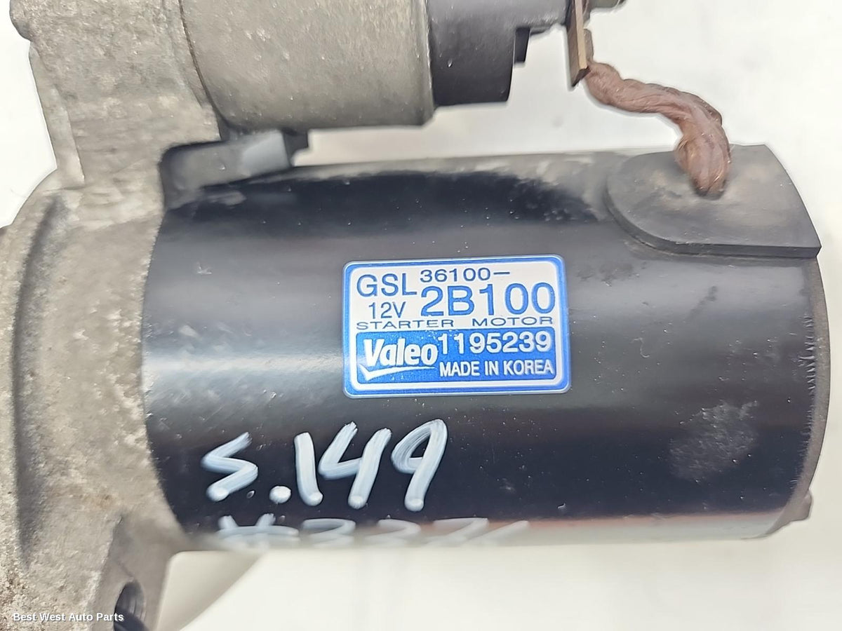 2011 HYUNDAI I20 Starter