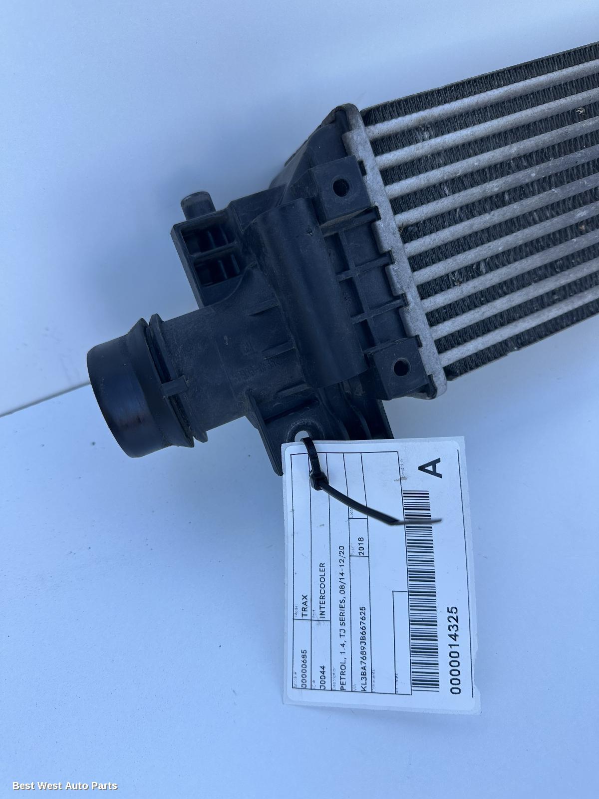 2018 HOLDEN TRAX Intercooler