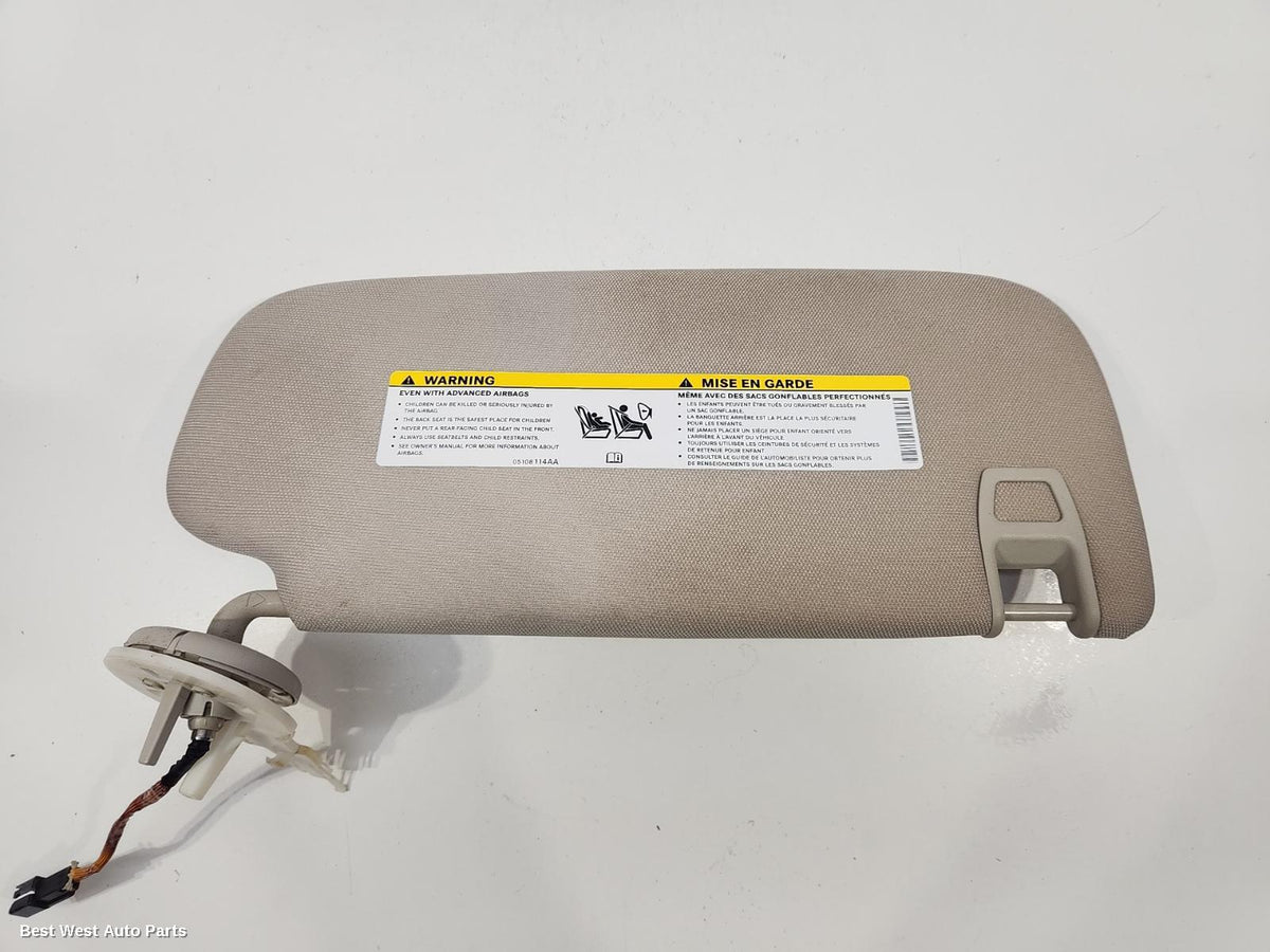 2011 JEEP GRANDCHEROKEE Sunvisor