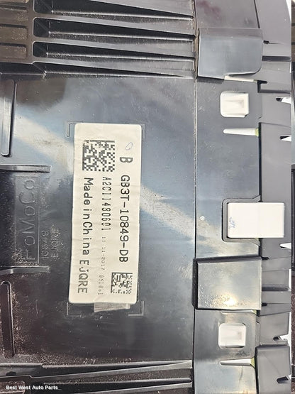 2018 FORD RANGER Instrument Cluster