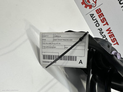 2022 TOYOTA COROLLA Right Rear Trailing Arm