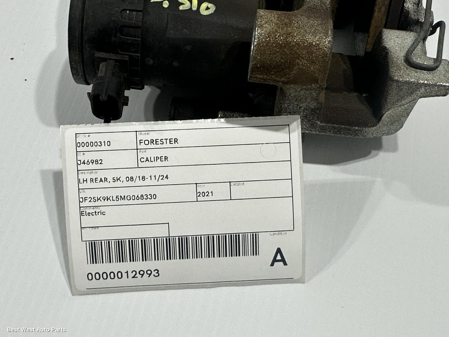 2021 SUBARU FORESTER Caliper