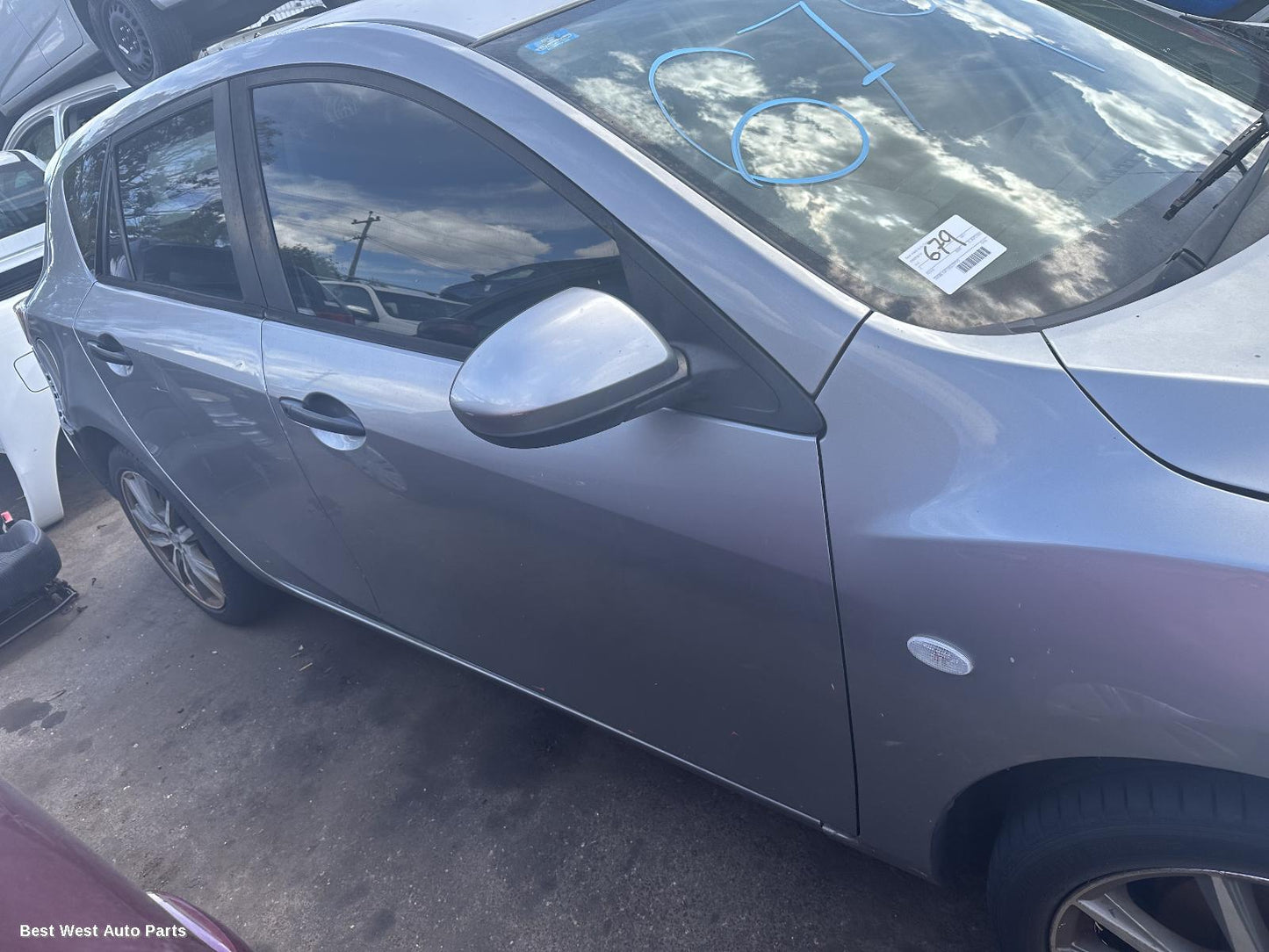2011 MAZDA 3 Right Door Mirror