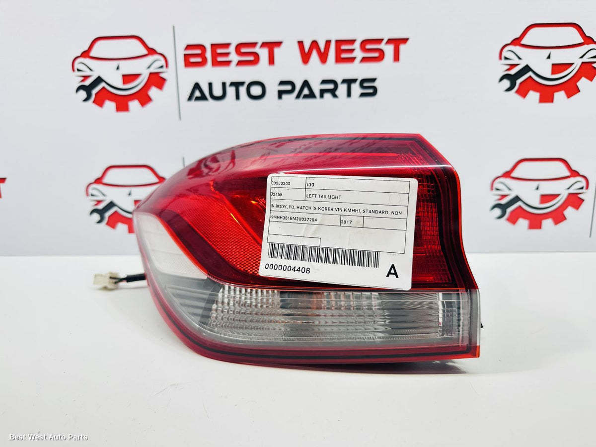 2017 HYUNDAI I30 Left Taillight