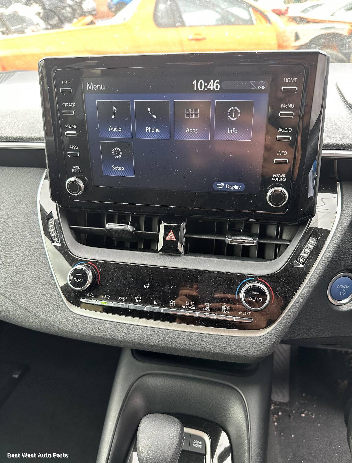 2022 TOYOTA COROLLA Radio/Cd/Dvd/Sat/Tv