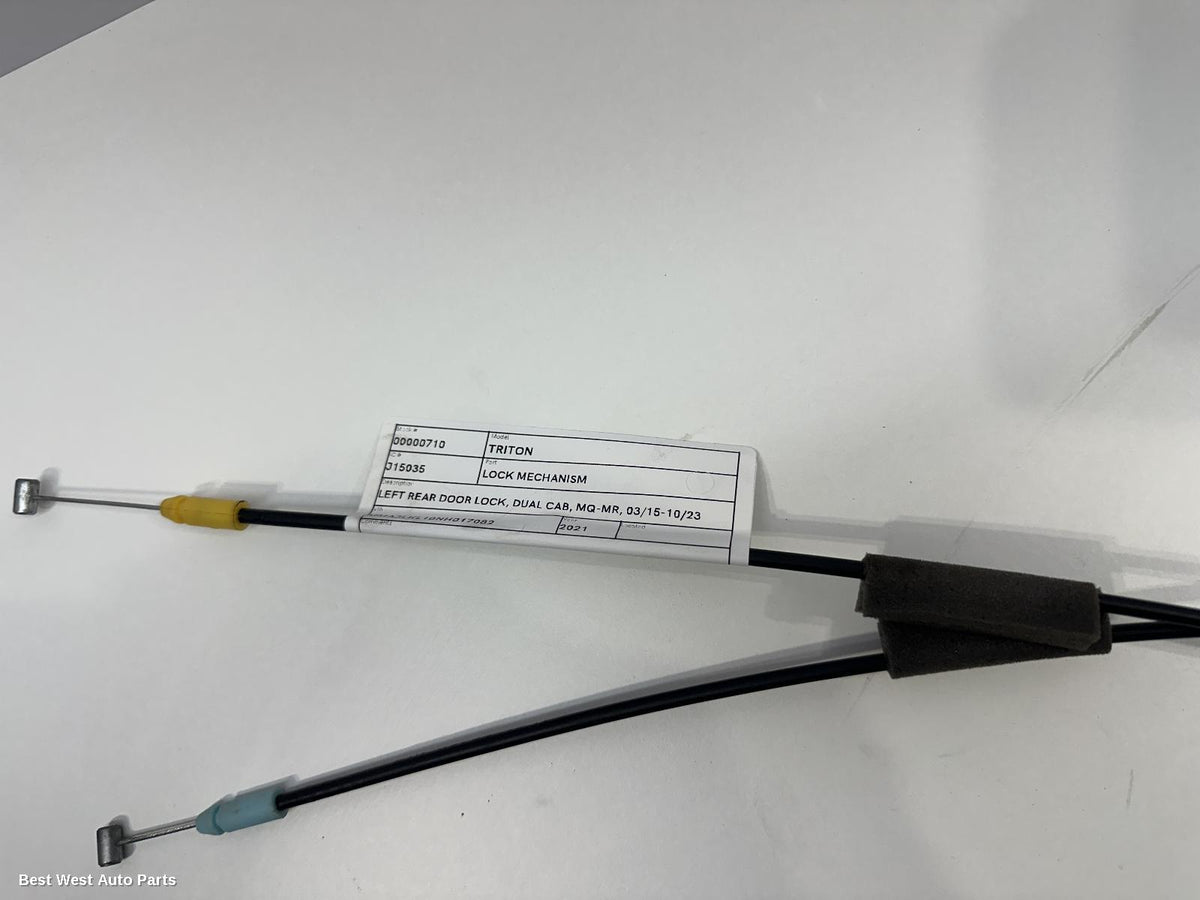2021 MITSUBISHI TRITON Door/Boot/Gate Lock