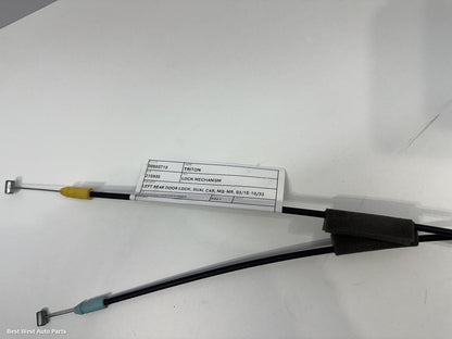 2021 MITSUBISHI TRITON Door/Boot/Gate Lock