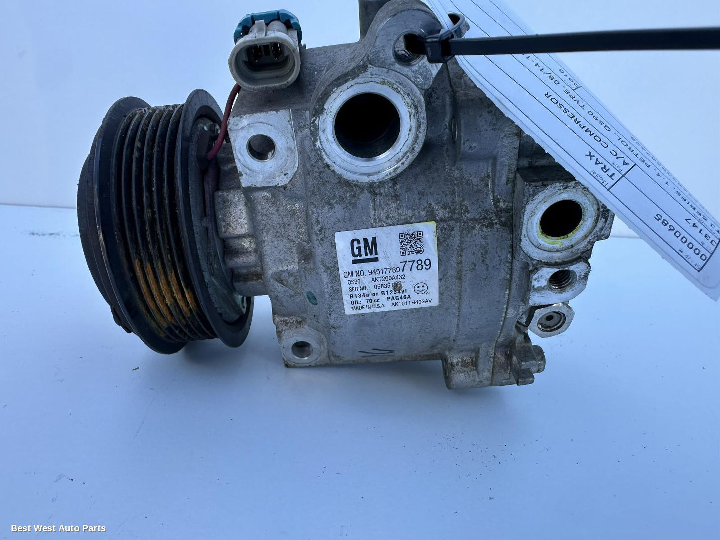 2018 HOLDEN TRAX A/C Compressor