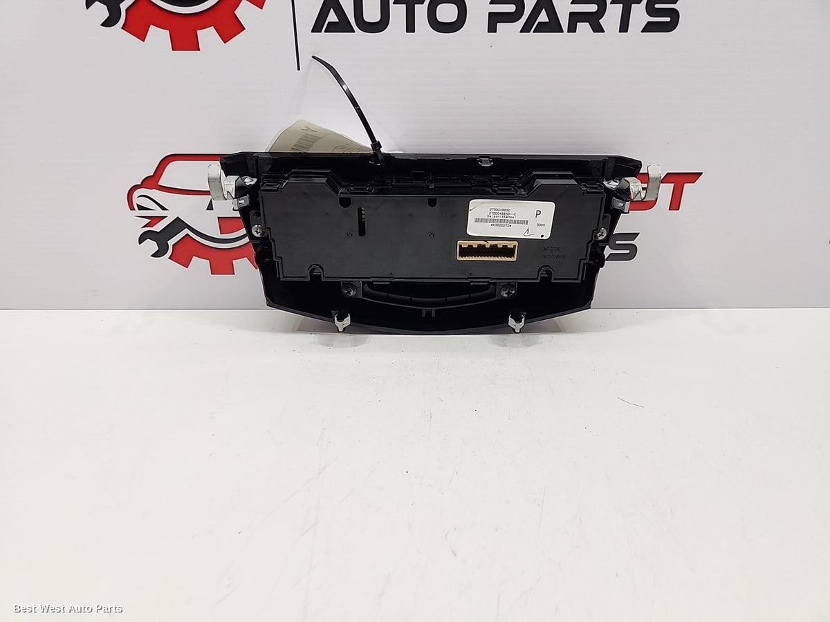 2018 NISSAN XTRAIL Heater/Ac Controls