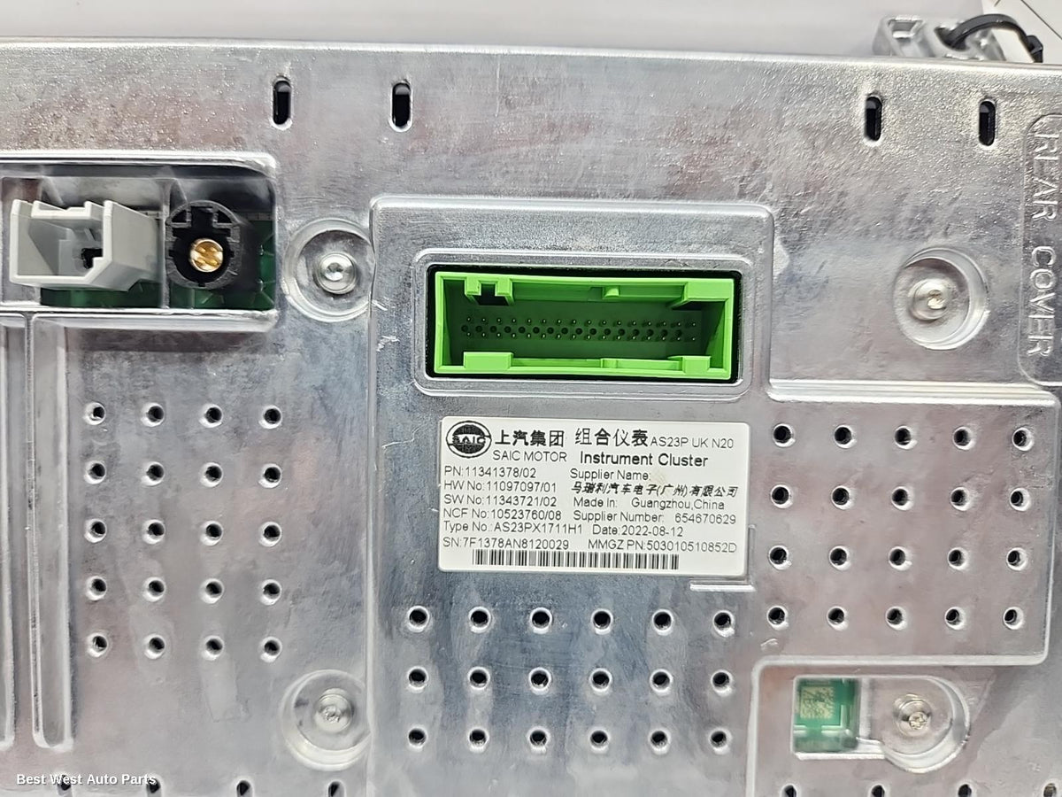 2024 MG HS Instrument Cluster