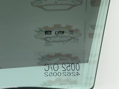 2019 HOLDEN TRAX Left Front Door Window