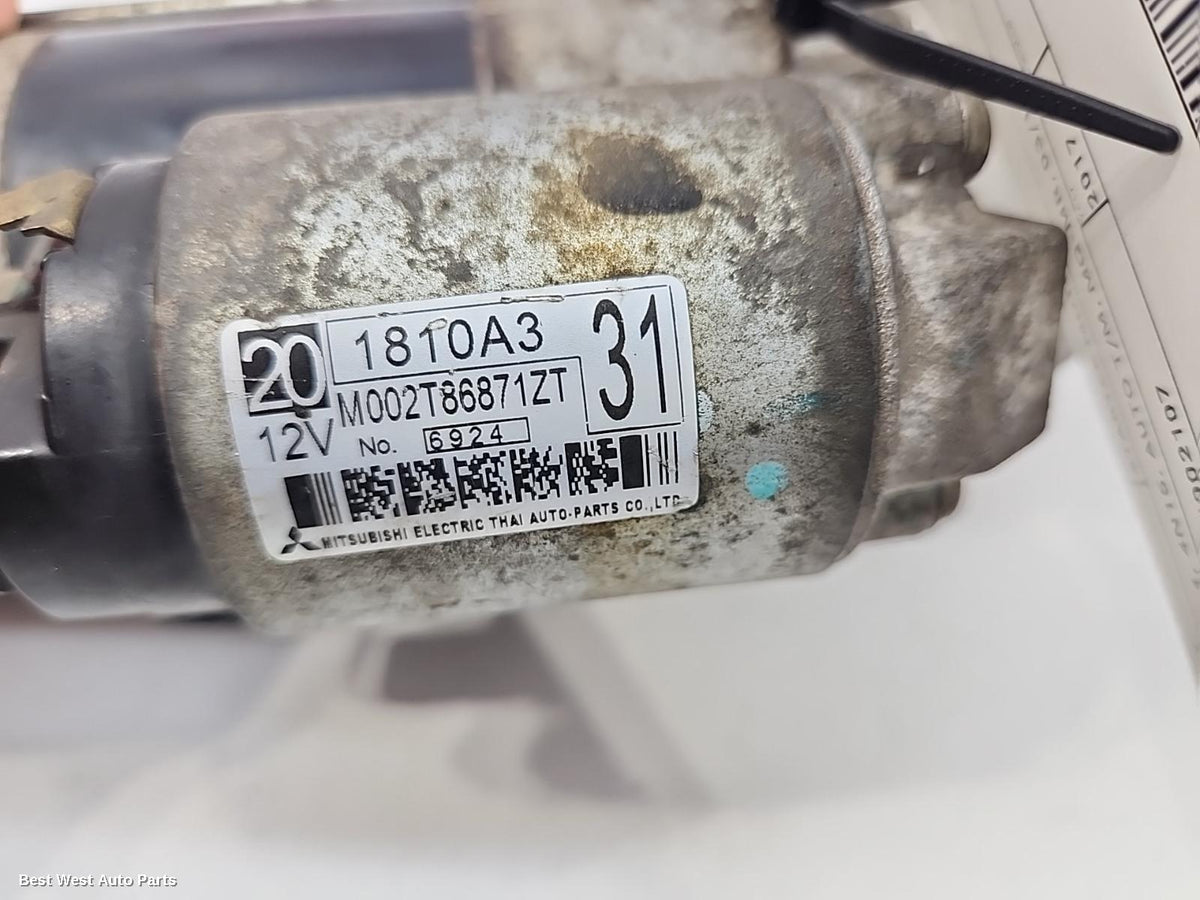 2017 MITSUBISHI TRITON Starter